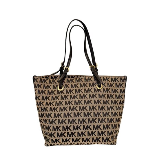 Michael Kors Handbags - Michael Michael Kors Women's Brown Canvas Shoulder Bag
